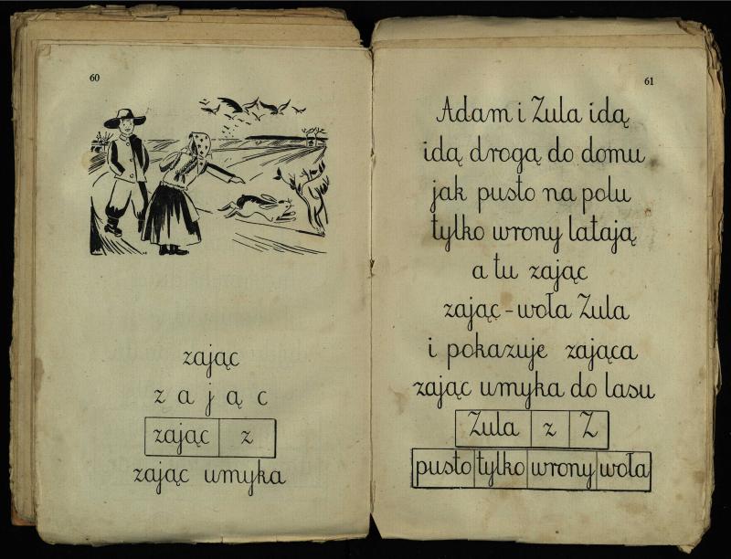 U NAS : Elementarz dla wsi metoda wyrazowa