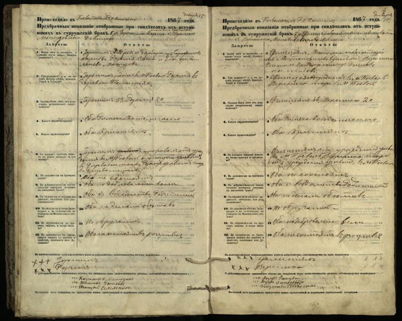 Pasvalio Romos katalikų parapijos bažnyčios 1866–1876 metų priešjungtuvinės apklausos knyga