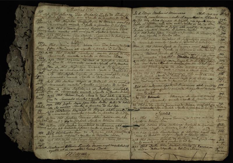 Pasvalio Romos katalikų parapijos bažnyčios 1776–1788 metų mirties metrikų knyga
