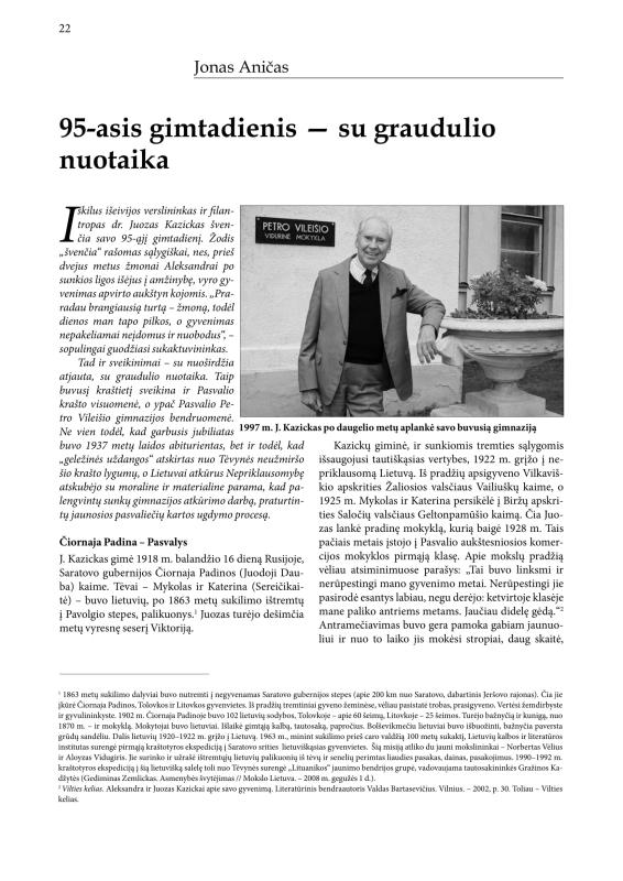 Šiaurietiški atsivėrimai : Pasvalio krašto istorijos ir kultūros žurnalas 2013, nr. 1 (34)