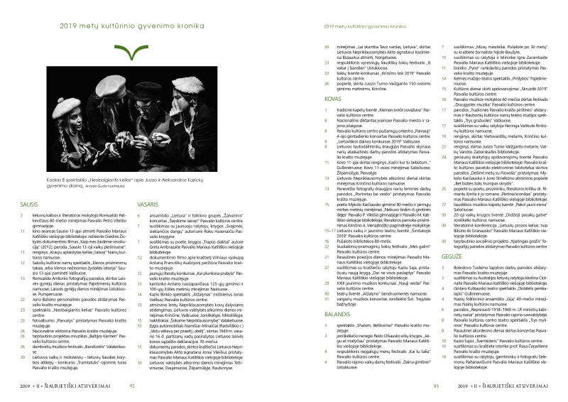 Šiaurietiški atsivėrimai : Pasvalio krašto istorijos ir kultūros žurnalas 2019, nr. 2 (47)