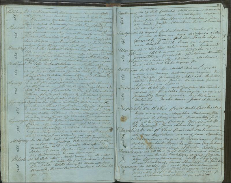 Krinčino Romos katalikų parapijos bažnyčios 1803–1826 metų jungtuvių metrikų knyga