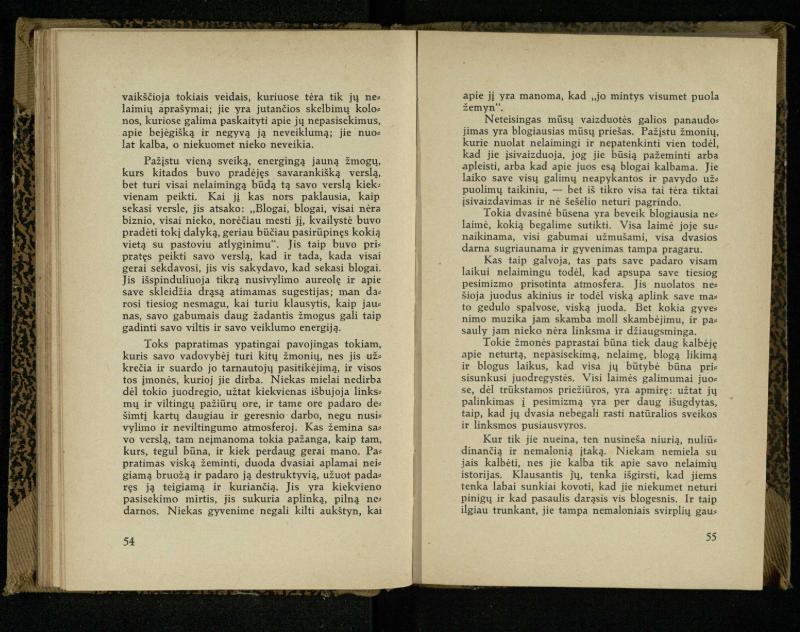 Minties galybė / Orison Swett Marden. – Kaunas: Fakelo leidinys, 1937. – 149, [2] p.