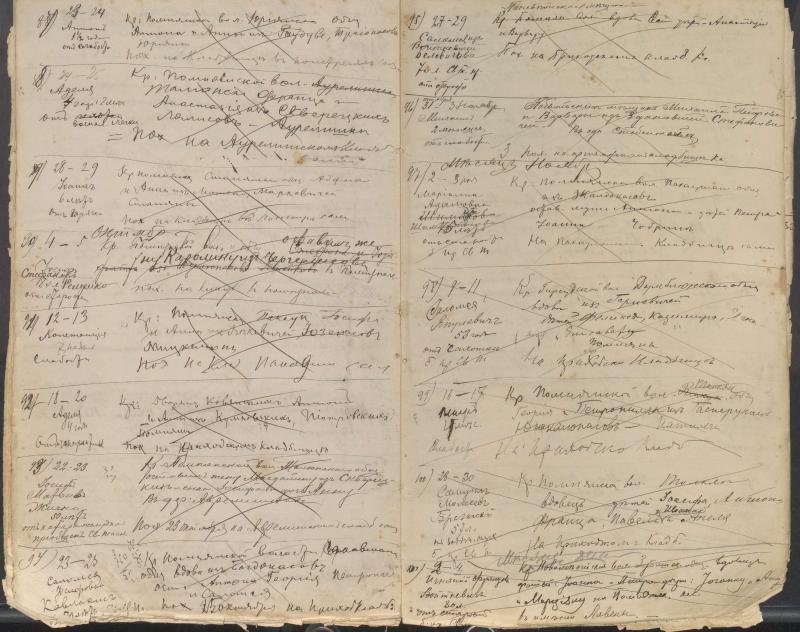 Pumpėnų Romos katalikų parapijos bažnyčios 1904–1905 metų mirties metrikų juodraštis
