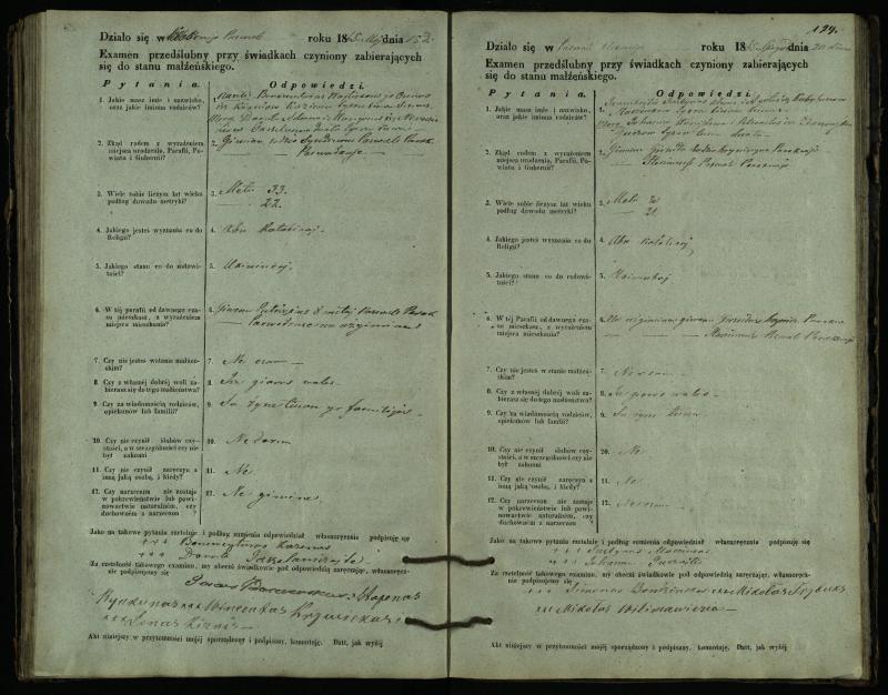 Pasvalio Romos katalikų parapijos bažnyčios 1859–1867 metų priešjungtuvinės apklausos knyga