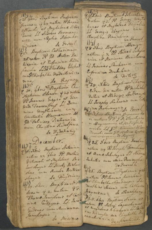 Pasvalio Romos katalikų parapijos bažnyčios 1749–1772 metų krikšto metrikų knyga