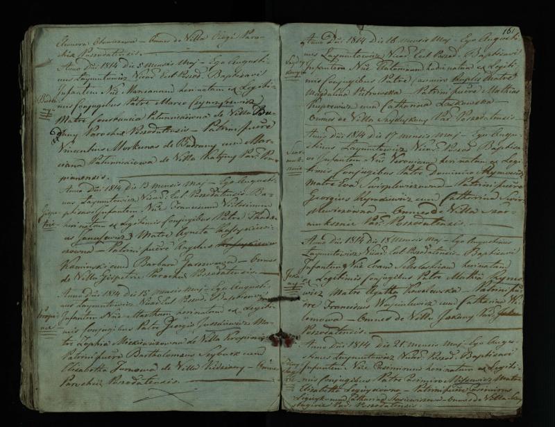 Pušaloto Romos katalikų parapijos bažnyčios 1802–1814 metų krikšto metrikų knyga