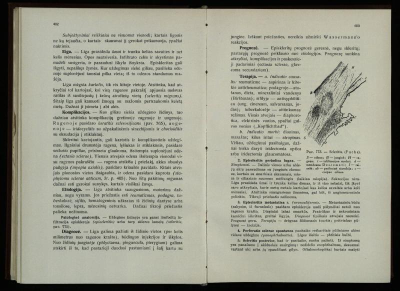 Akių ligų vadovas / Petras Avižonis. – Kaunas: Medicinos fakultetao leidinys, 1940. – VIII, 841, [2] p., 18 iliustr. lap.