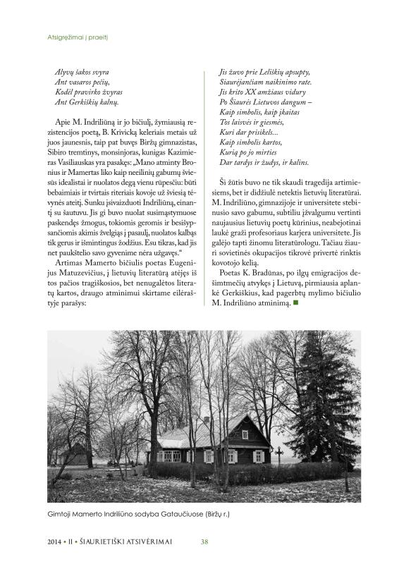 Šiaurietiški atsivėrimai : Pasvalio krašto istorijos ir kultūros žurnalas 2014, nr. 2 (37)