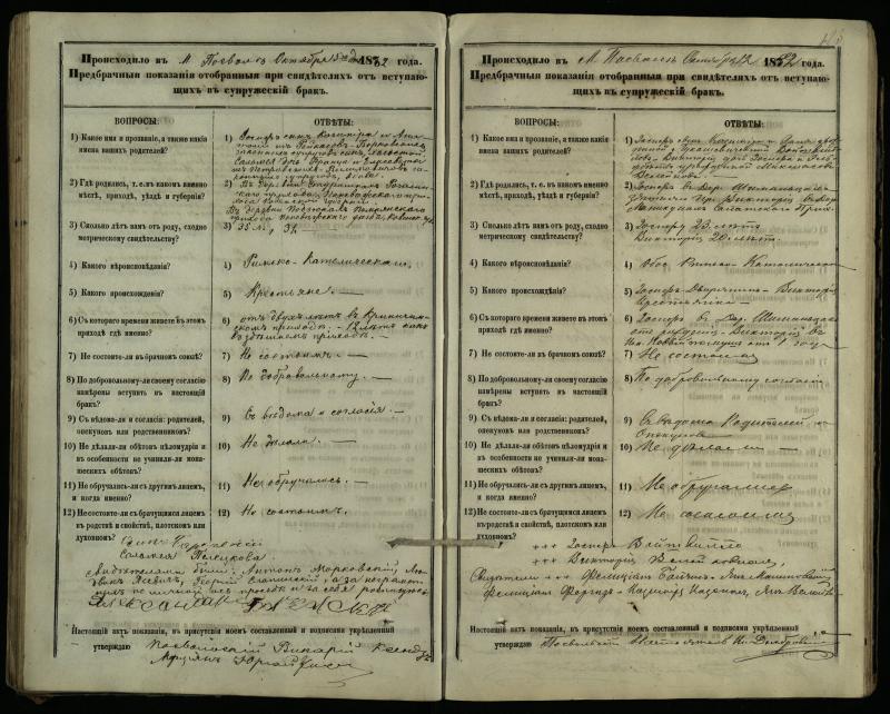 Pasvalio Romos katalikų parapijos bažnyčios 1876–1885 metų priešjungtuvinės apklausos knyga