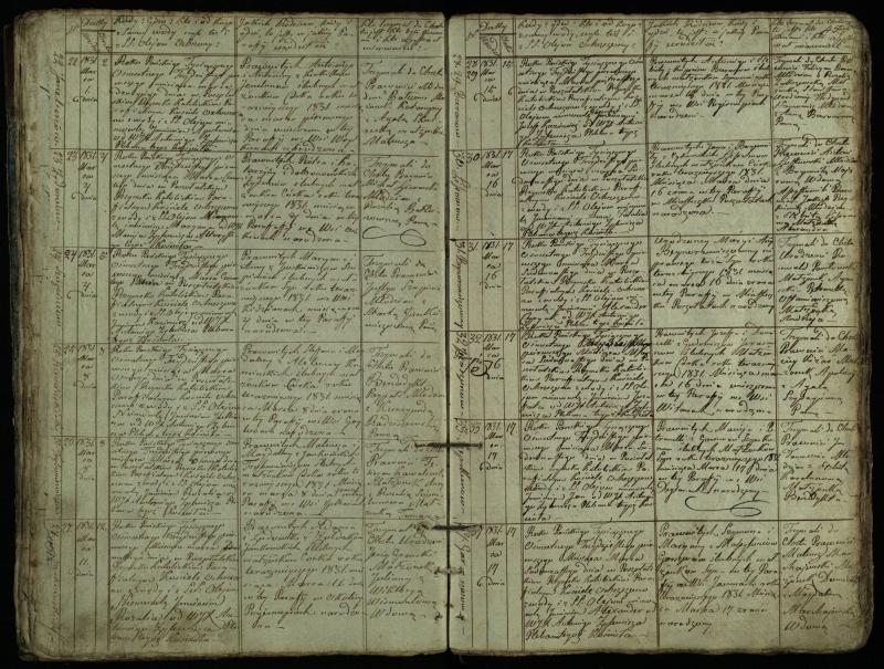 Pušaloto Romos katalikų parapijos bažnyčios 1828–1834 metų krikšto metrikų knyga