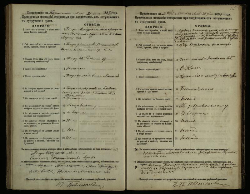 Pušaloto Romos katalikų parapijos bažnyčios 1885–1891 metų priešjungtuvinės apklausos knyga