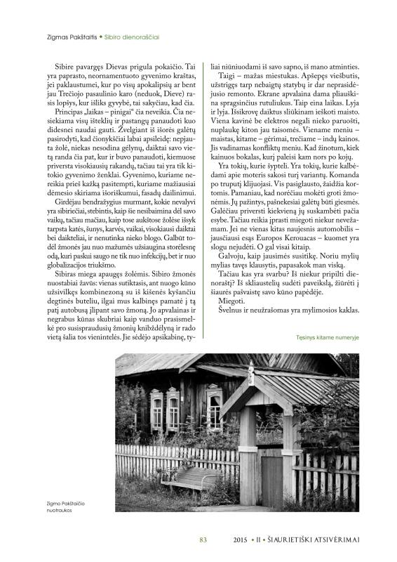 Šiaurietiški atsivėrimai : Pasvalio krašto istorijos ir kultūros žurnalas 2015, nr. 2 (39)