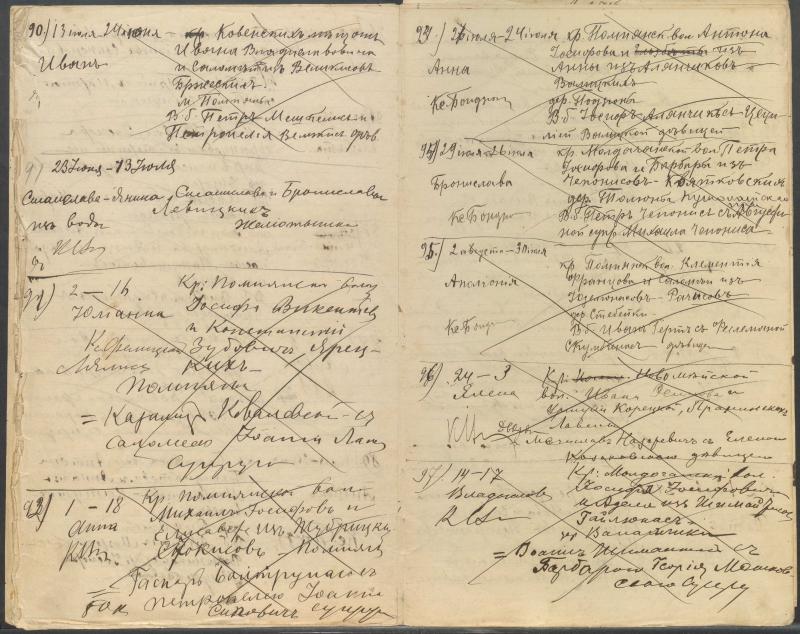 Pumpėnų Romos katalikų parapijos bažnyčios 1906–1917 metų krikšto metrikų juodraštis