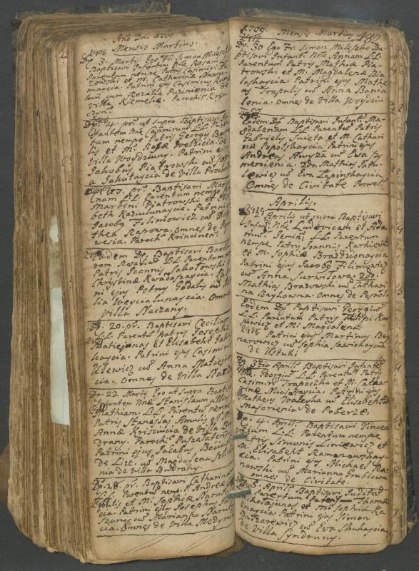 Pasvalio Romos katalikų parapijos bažnyčios 1749–1772 metų krikšto metrikų knyga