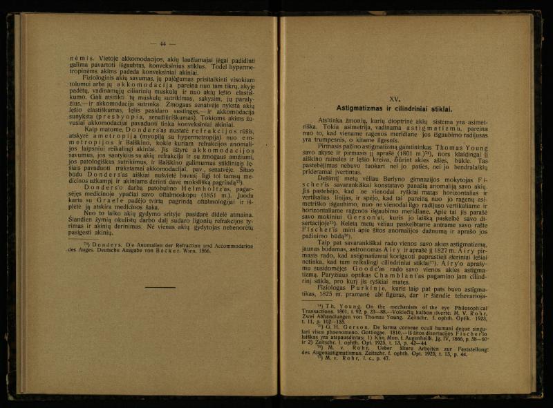 Akinių istorija: inauguracijos pranešimas, laikytas perimant Lietuvos universiteto rektoratą 1925 IX 15 d. / prof. med. d-ras P. Avižonis. – Kaunas: Lietuvos universiteto Medicinos fakulteto leidinys, 1926. – 49, [3] p.