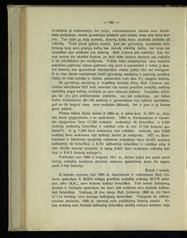 Tautiniai santykiai Maž. Lietuvoje ligi Didžiojo karo istorijos ir statistikos šviesoje
/ Vincas Vileišis. – Kaunas: Politinių ir socialinių mokslų institutas, 1935. – 271, [3] p.