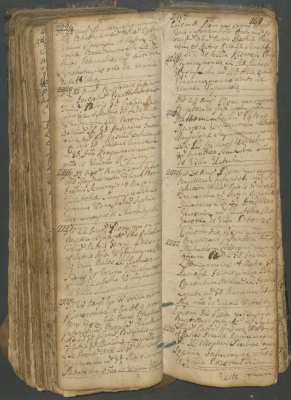 Pasvalio Romos katalikų parapijos bažnyčios 1749–1772 metų krikšto metrikų knyga