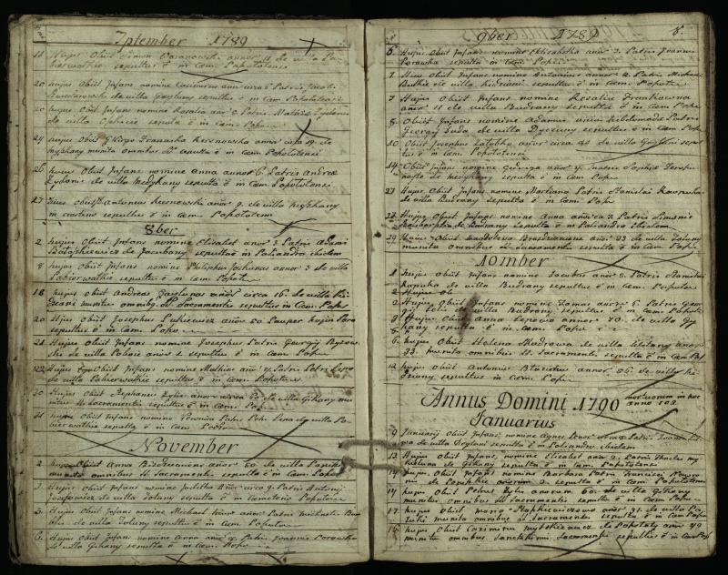 Pušaloto Romos katalikų parapijos bažnyčios 1785–1810 metų mirties metrikų knyga