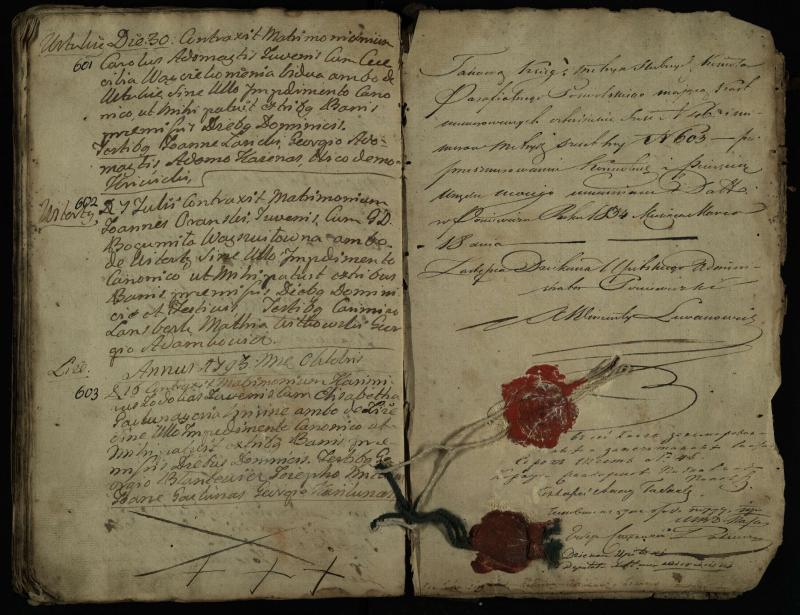 Pasvalio Romos katalikų parapijos bažnyčios 1776–1793 metų jungtuvių metrikų knyga