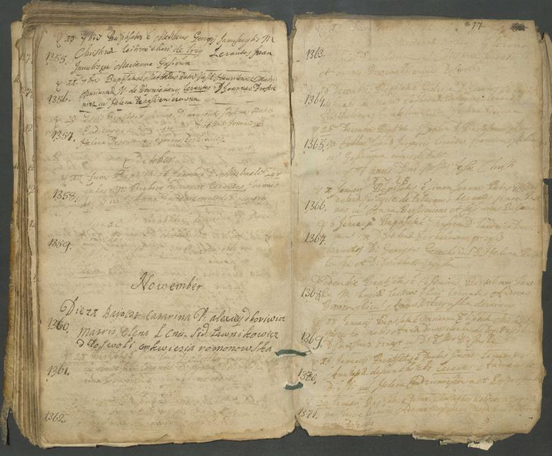 Pasvalio Romos katalikų parapijos bažnyčios 1703–1718 metų krikšto metrikų knyga