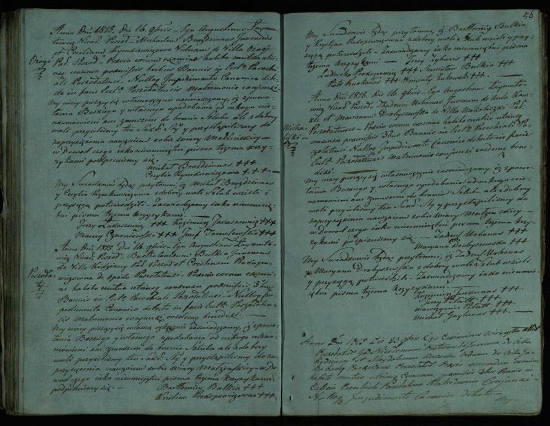 Pušaloto Romos katalikų parapijos bažnyčios 1810–1819 metų jungtuvių metrikų knyga