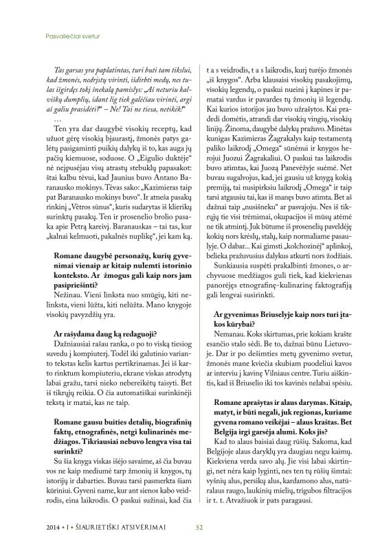 Šiaurietiški atsivėrimai : Pasvalio krašto istorijos ir kultūros žurnalas 2014, nr. 1 (36)