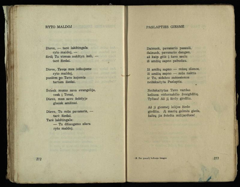 Per pasaulį keliauja žmogus : rinktinė poezija