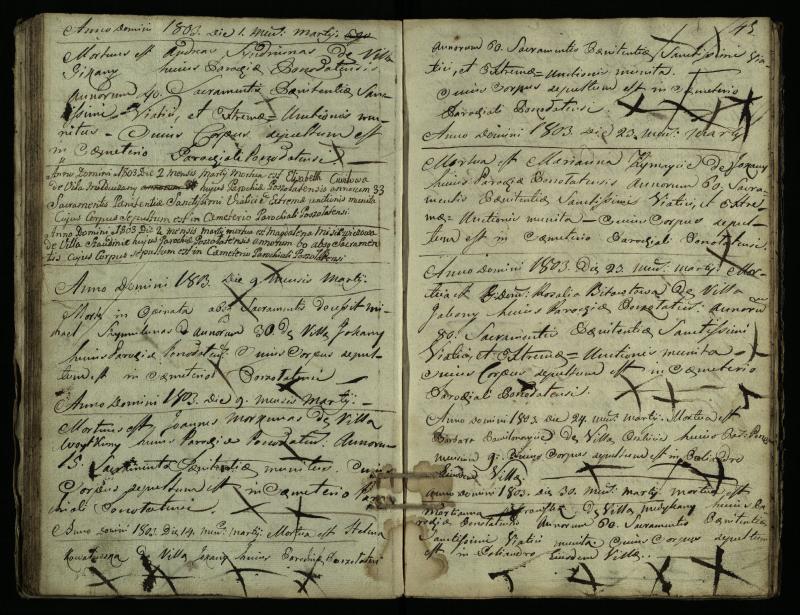 Pušaloto Romos katalikų parapijos bažnyčios 1785–1810 metų mirties metrikų knyga