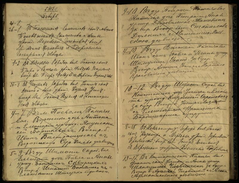 Pasvalio Romos katalikų parapijos bažnyčios 1909–1918 metų krikšto metrikų juodraštis