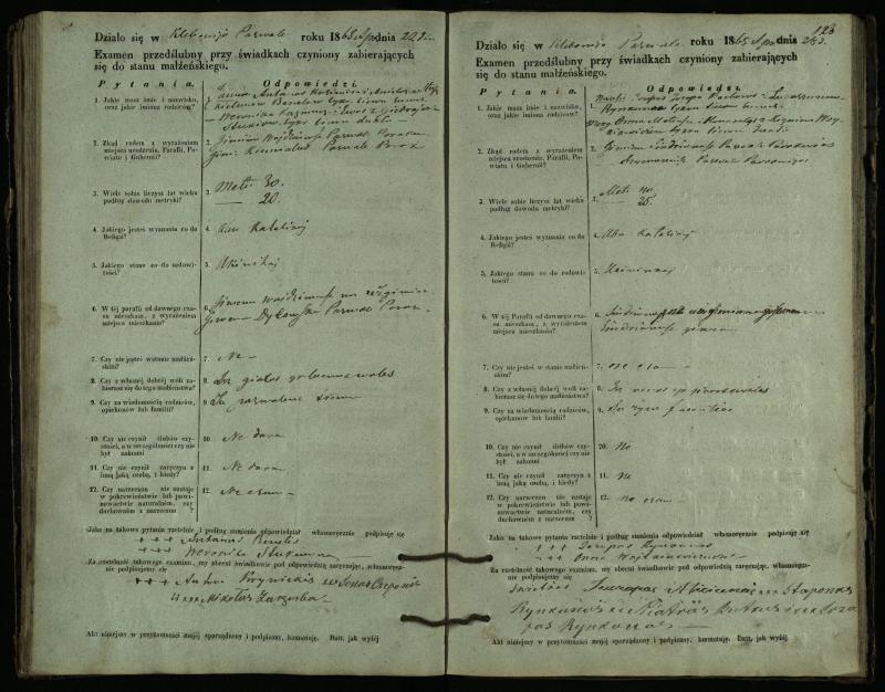Pasvalio Romos katalikų parapijos bažnyčios 1859–1867 metų priešjungtuvinės apklausos knyga
