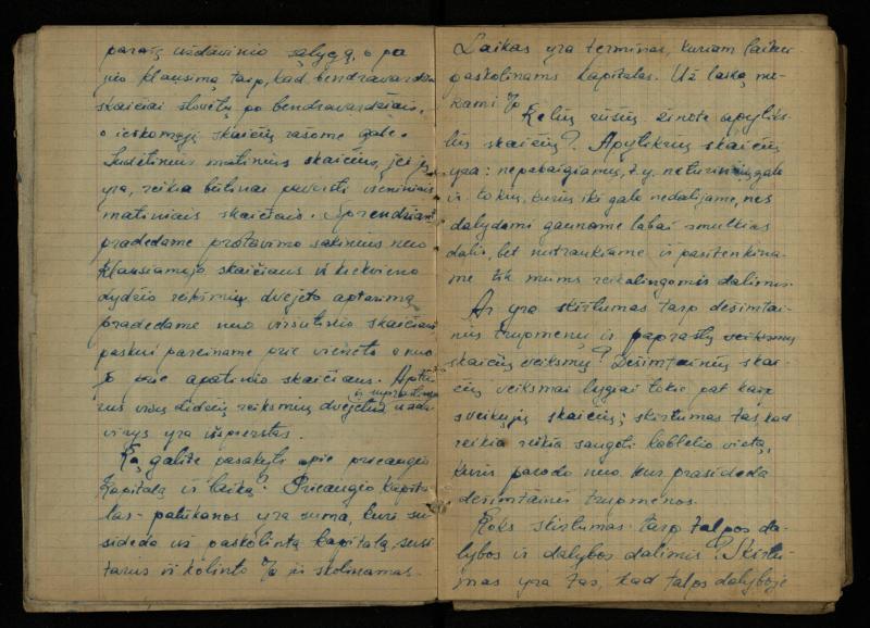 Žurnalisto, literato, vertėjo Kazimiero Pūro įrišti sąsiuviniai