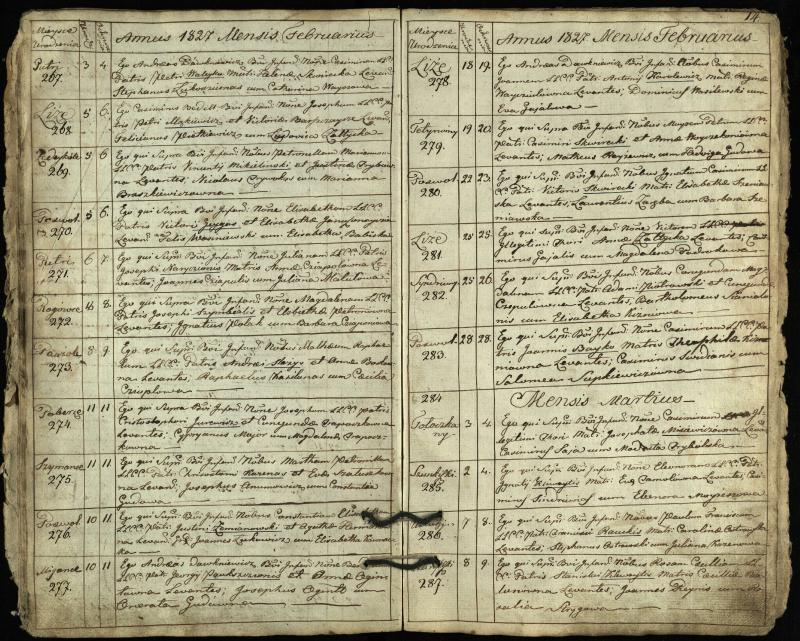 Pasvalio Romos katalikų parapijos bažnyčios 1825–1827 metų krikšto metrikų knyga