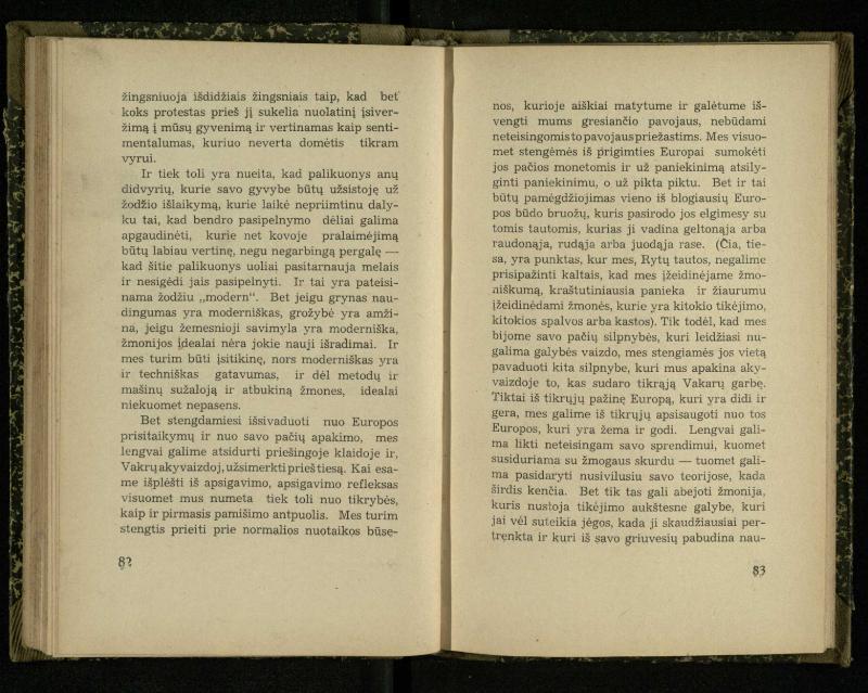 Nacionalizmas: nacionalizmas Vakaruose; Nacionalizmas Japonijoj; Nacionalizmas Indijoj / Rabindranath Tagore. – Kaunas: [s.n.], 1937. – 122, [2] p.