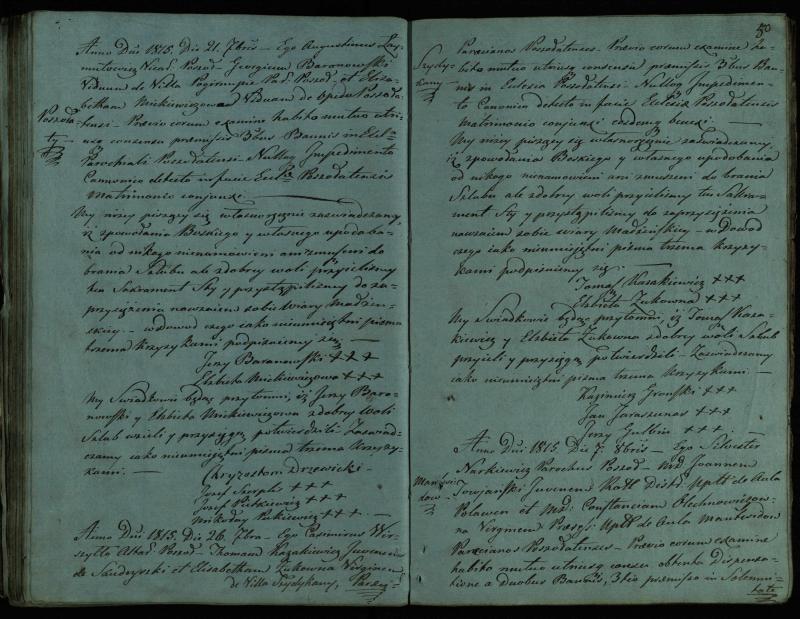 Pušaloto Romos katalikų parapijos bažnyčios 1810–1819 metų jungtuvių metrikų knyga