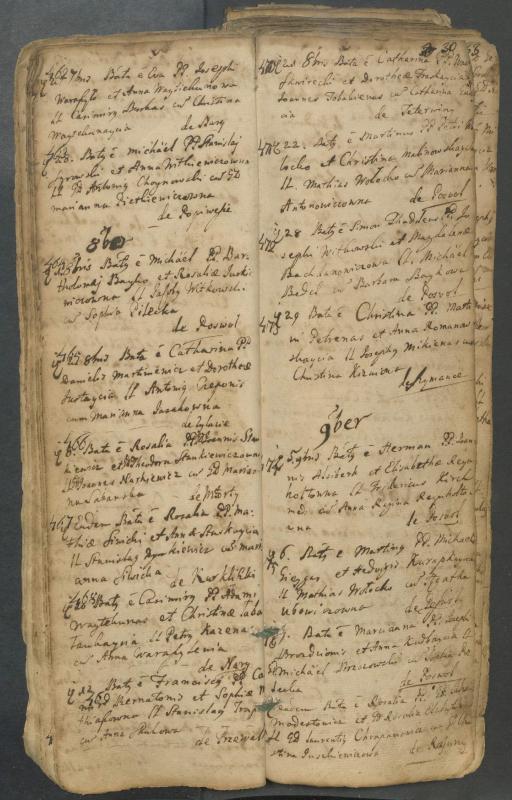 Pasvalio Romos katalikų parapijos bažnyčios 1749–1772 metų krikšto metrikų knyga