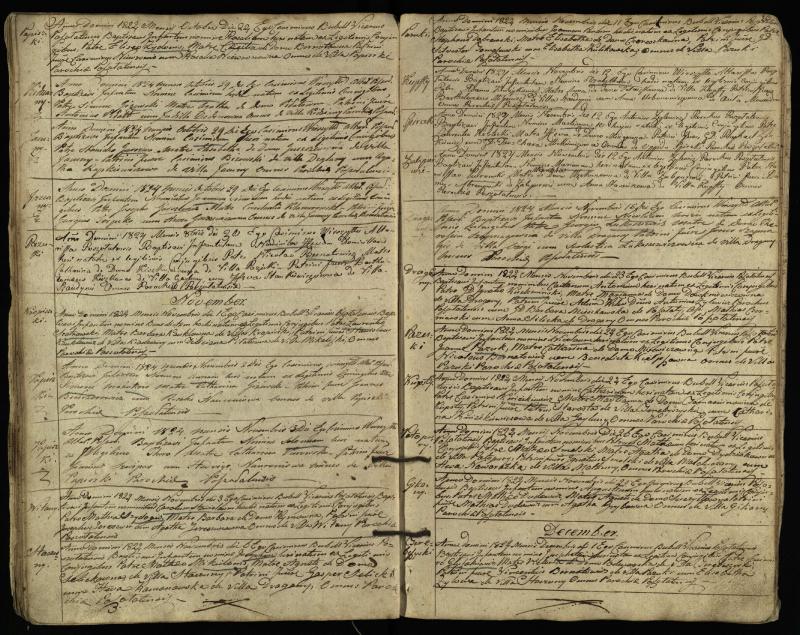 Pušaloto Romos katalikų parapijos bažnyčios 1822–1828 metų krikšto metrikų knyga