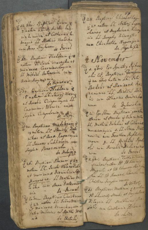 Pasvalio Romos katalikų parapijos bažnyčios 1749–1772 metų krikšto metrikų knyga