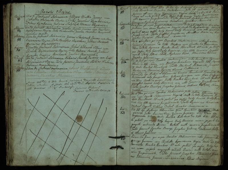 Pasvalio Romos katalikų parapijos bažnyčios 1793–1824 metų jungtuvių metrikų knyga