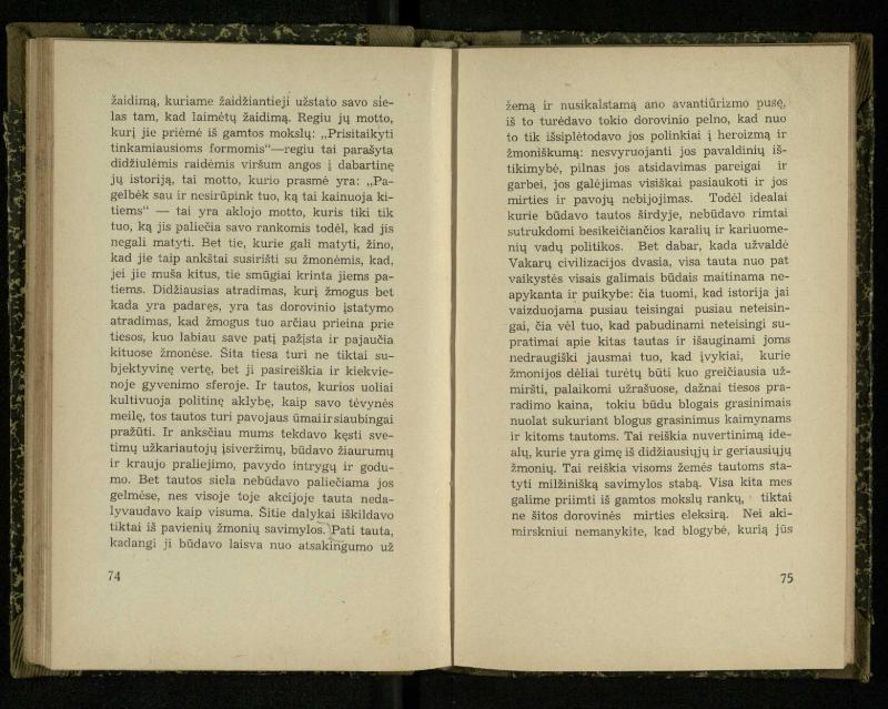 Nacionalizmas: nacionalizmas Vakaruose; Nacionalizmas Japonijoj; Nacionalizmas Indijoj / Rabindranath Tagore. – Kaunas: [s.n.], 1937. – 122, [2] p.