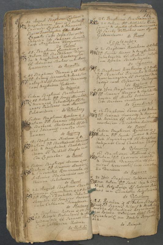 Pasvalio Romos katalikų parapijos bažnyčios 1749–1772 metų krikšto metrikų knyga