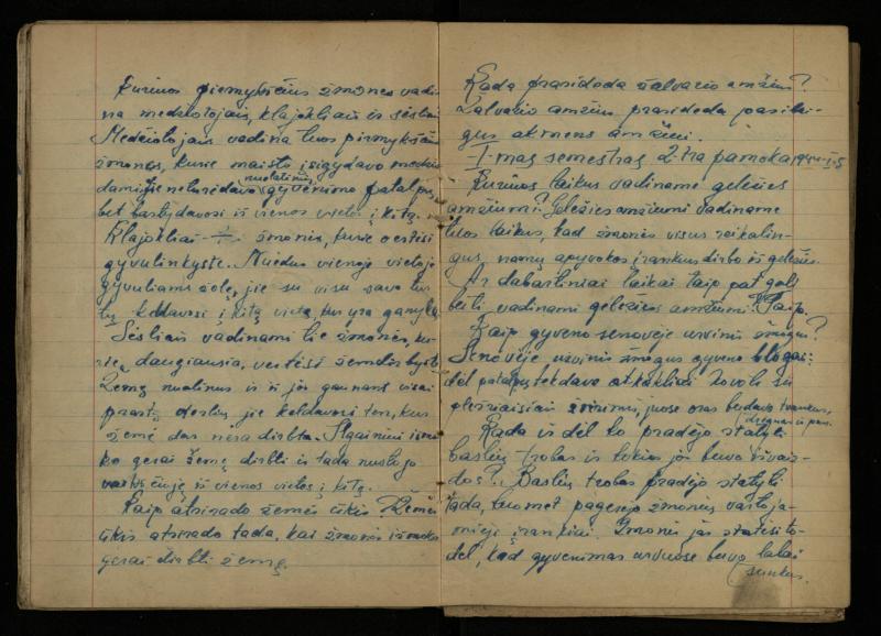 Žurnalisto, literato, vertėjo Kazimiero Pūro įrišti sąsiuviniai