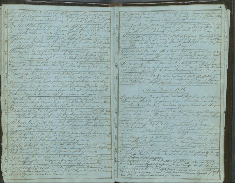 Krinčino Romos katalikų parapijos bažnyčios 1803–1826 metų jungtuvių metrikų knyga