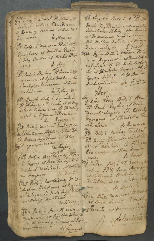 Pasvalio Romos katalikų parapijos bažnyčios 1749–1772 metų krikšto metrikų knyga