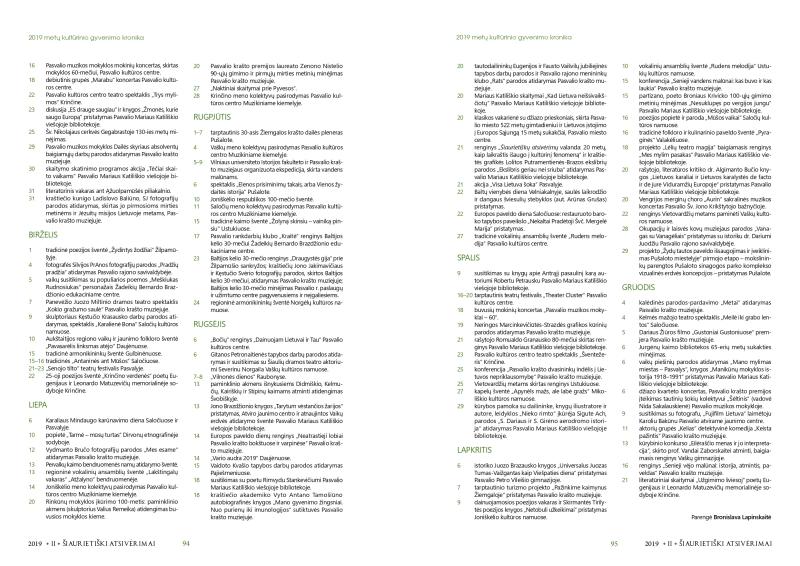 Šiaurietiški atsivėrimai : Pasvalio krašto istorijos ir kultūros žurnalas 2019, nr. 2 (47)