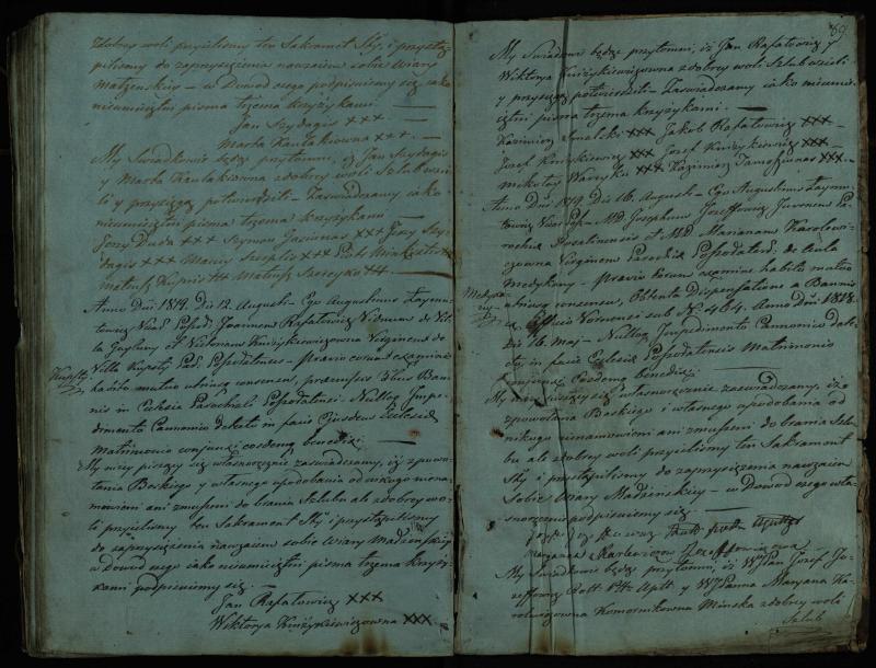 Pušaloto Romos katalikų parapijos bažnyčios 1810–1819 metų jungtuvių metrikų knyga