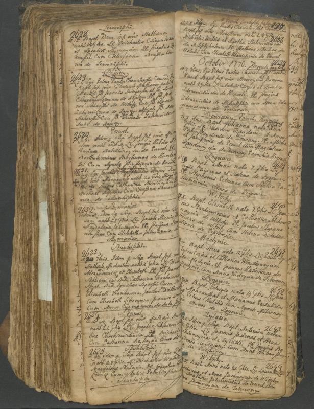 Pasvalio Romos katalikų parapijos bažnyčios 1749–1772 metų krikšto metrikų knyga