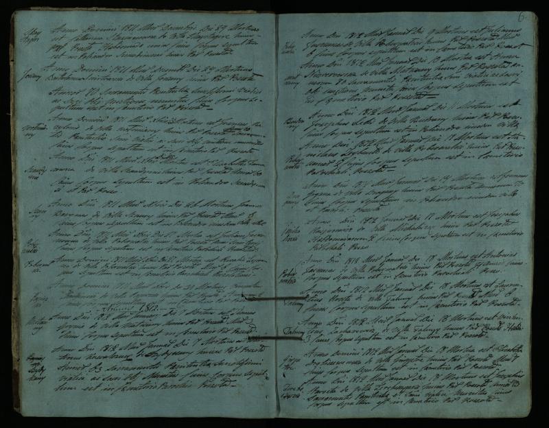Pušaloto Romos katalikų parapijos bažnyčios 1810–1827 metų mirties metrikų knyga