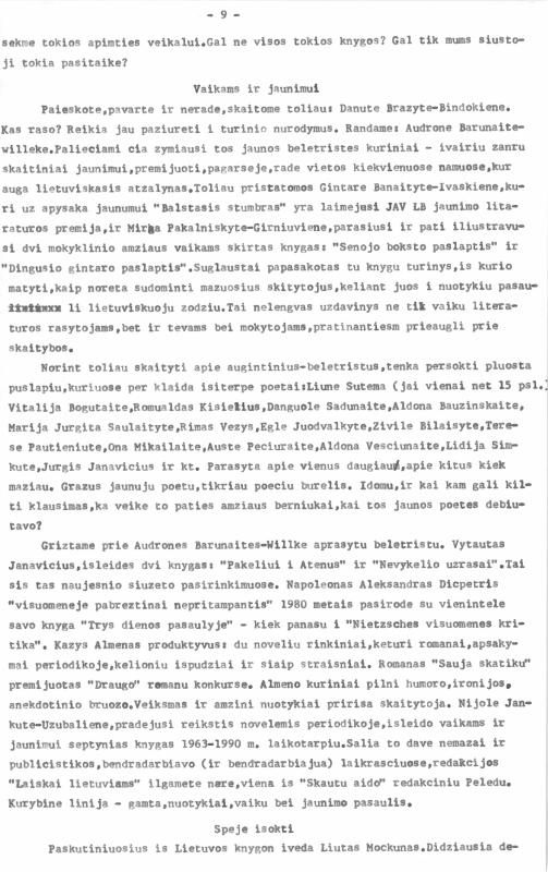 Rašytojo, savaitraščio „Tėviškės Žiburiai“ redaktoriaus Česlovo Senkevičiaus recenzija „Nudžiūvusios šakos žiedai. Susipažinus su leidiniu „Lietuvių egzodo literatūra 1945–1990“