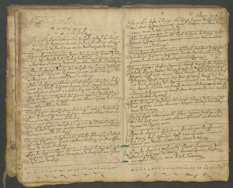 Pasvalio Romos katalikų parapijos bažnyčios 1703–1718 metų krikšto metrikų knyga